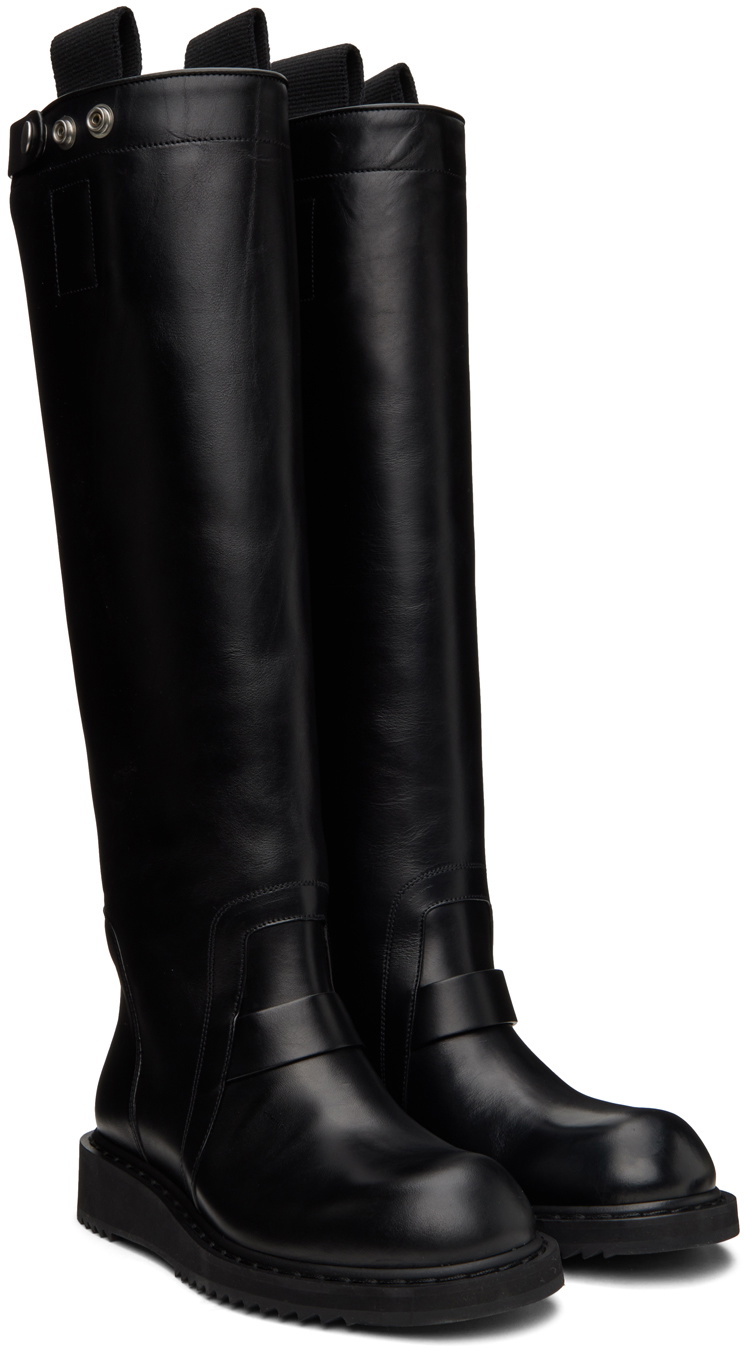 Rick Owens Black Anthem Jack Boots
