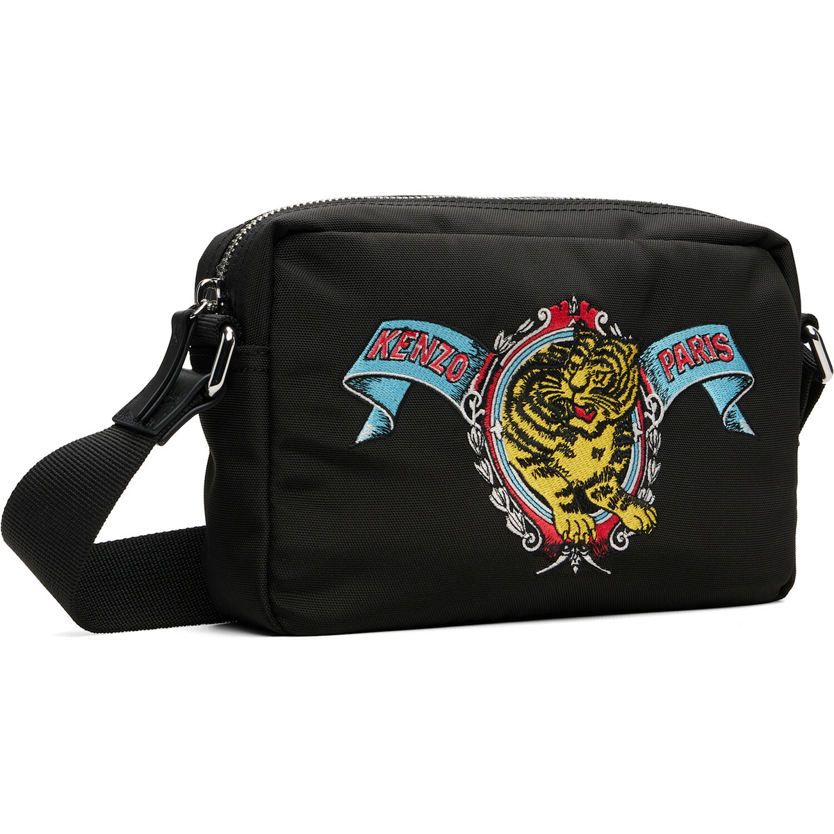 Kenzo Black Kenzo Paris 'KENZO Jumping Tiger' Crossbody Bag
