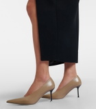 Christen Helix leather pumps