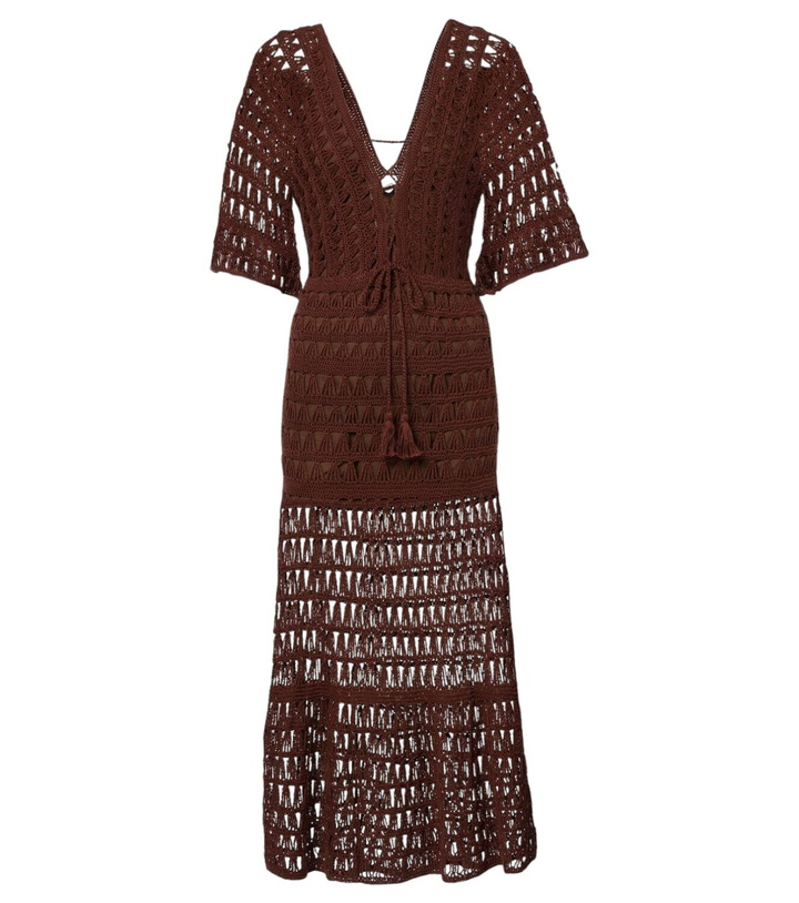 Photo: Anna Kosturova Marissa cotton crochet midi dress