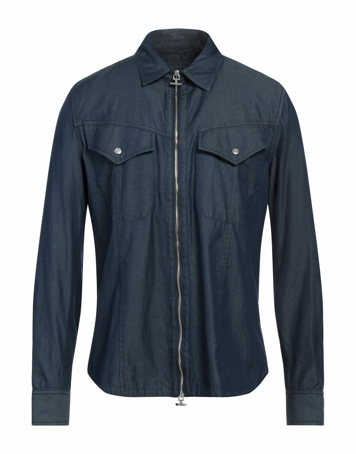 Ferragamo Mens Shirt in Navy