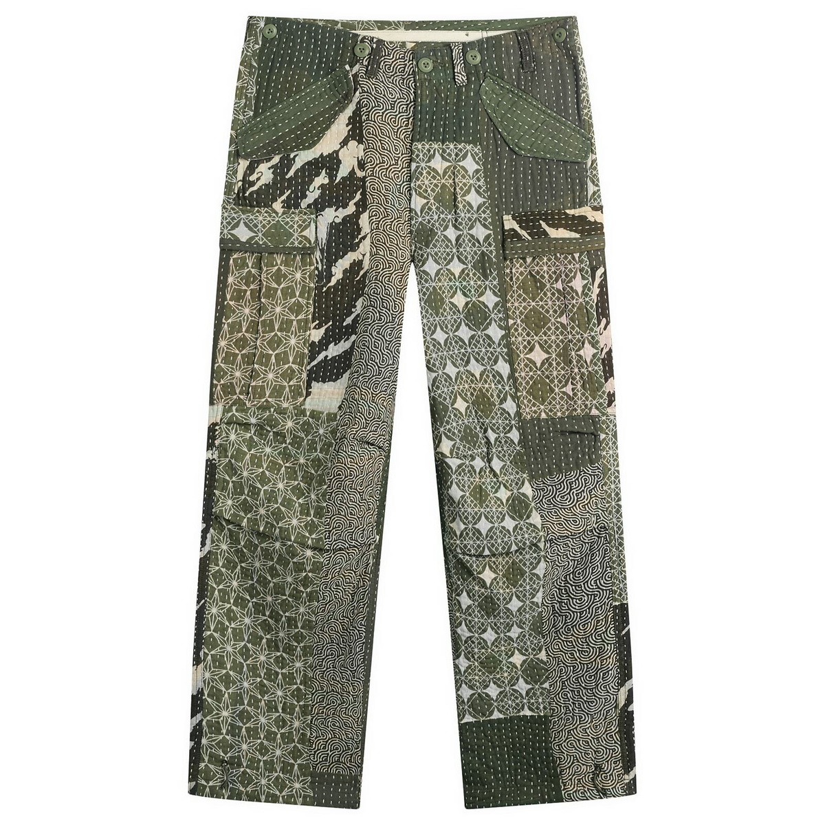 Maharishi Black Asym Hakama Cargo Pants Maharishi