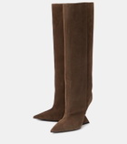 The Attico Cheope suede knee-high boots