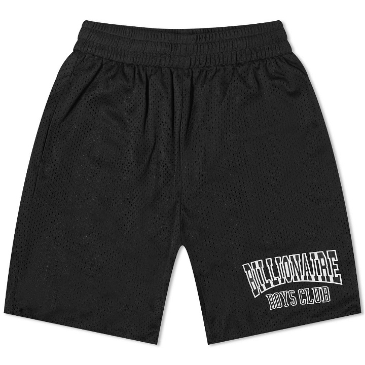 Photo: Billionaire Boys Club Men's Varsity Logo Mesh Shorts in Black