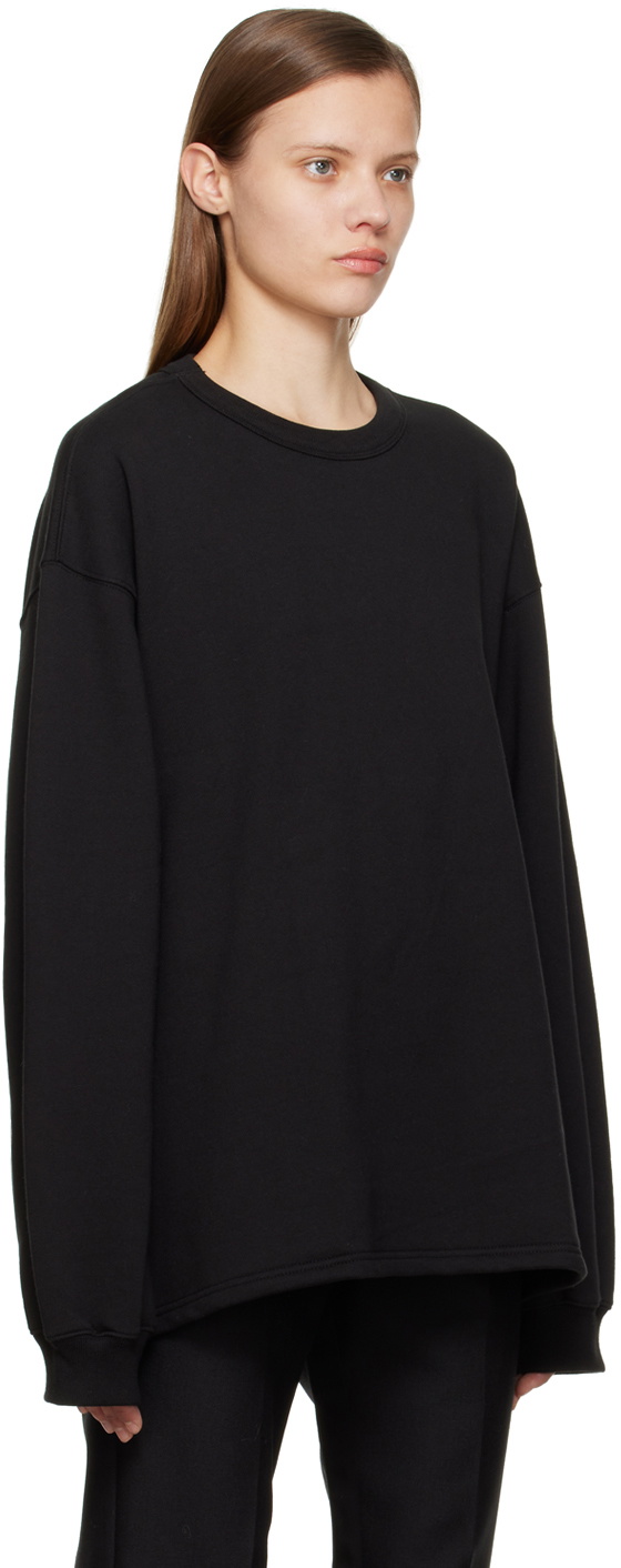 Birrot Black Open Sweatshirt
