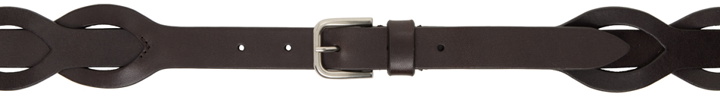 Photo: Dries Van Noten Brown Leather Belt