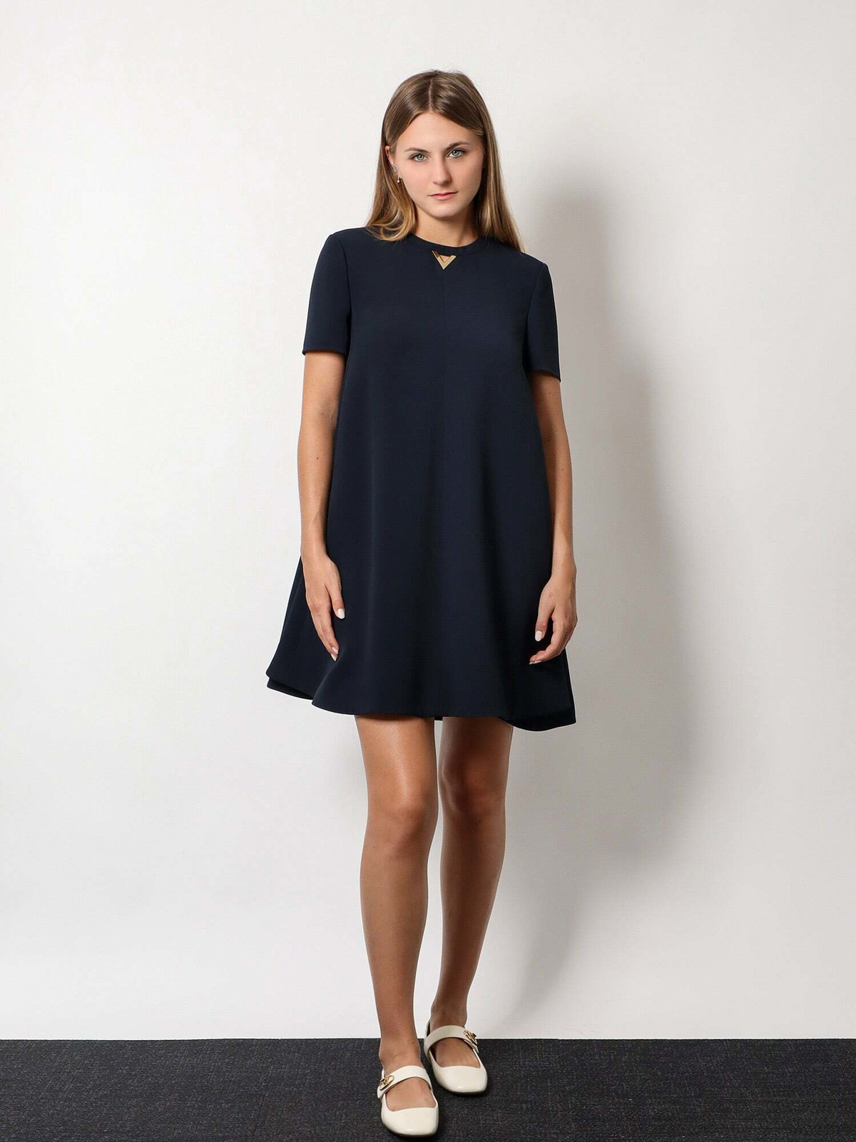 Valentino Dress Blue Womens Valentino