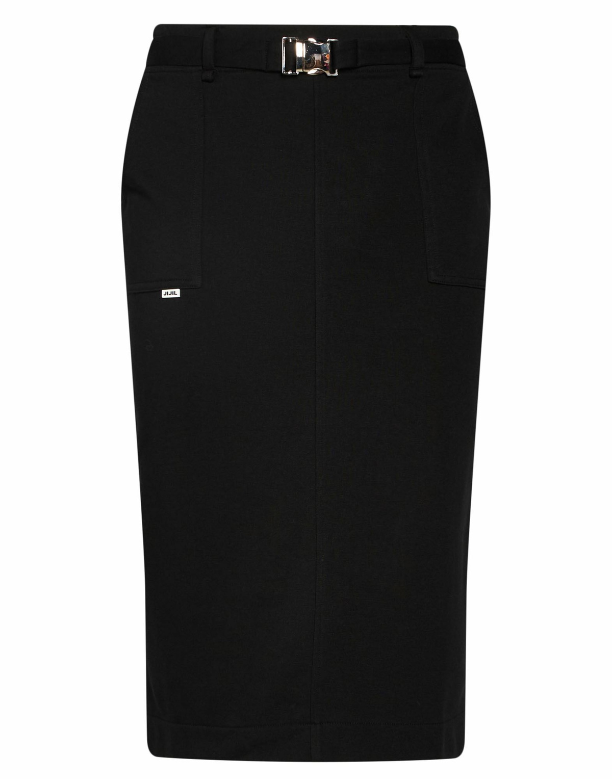 Jijil Womens Midi skirt in Black