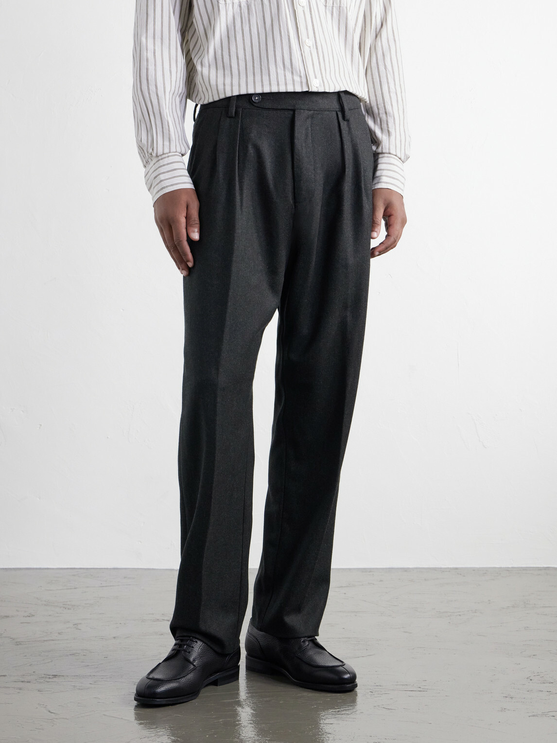 Massimo Alba - Stan Straight-Leg Pleated Virgin Wool Suit Trousers - Gray