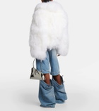 The Attico Faux fur cropped coat