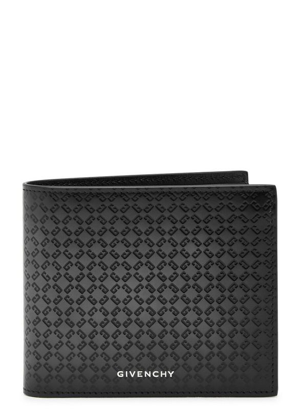 Photo: Givenchy Logo-monogrammed Leather Wallet - Dark Grey - One Size