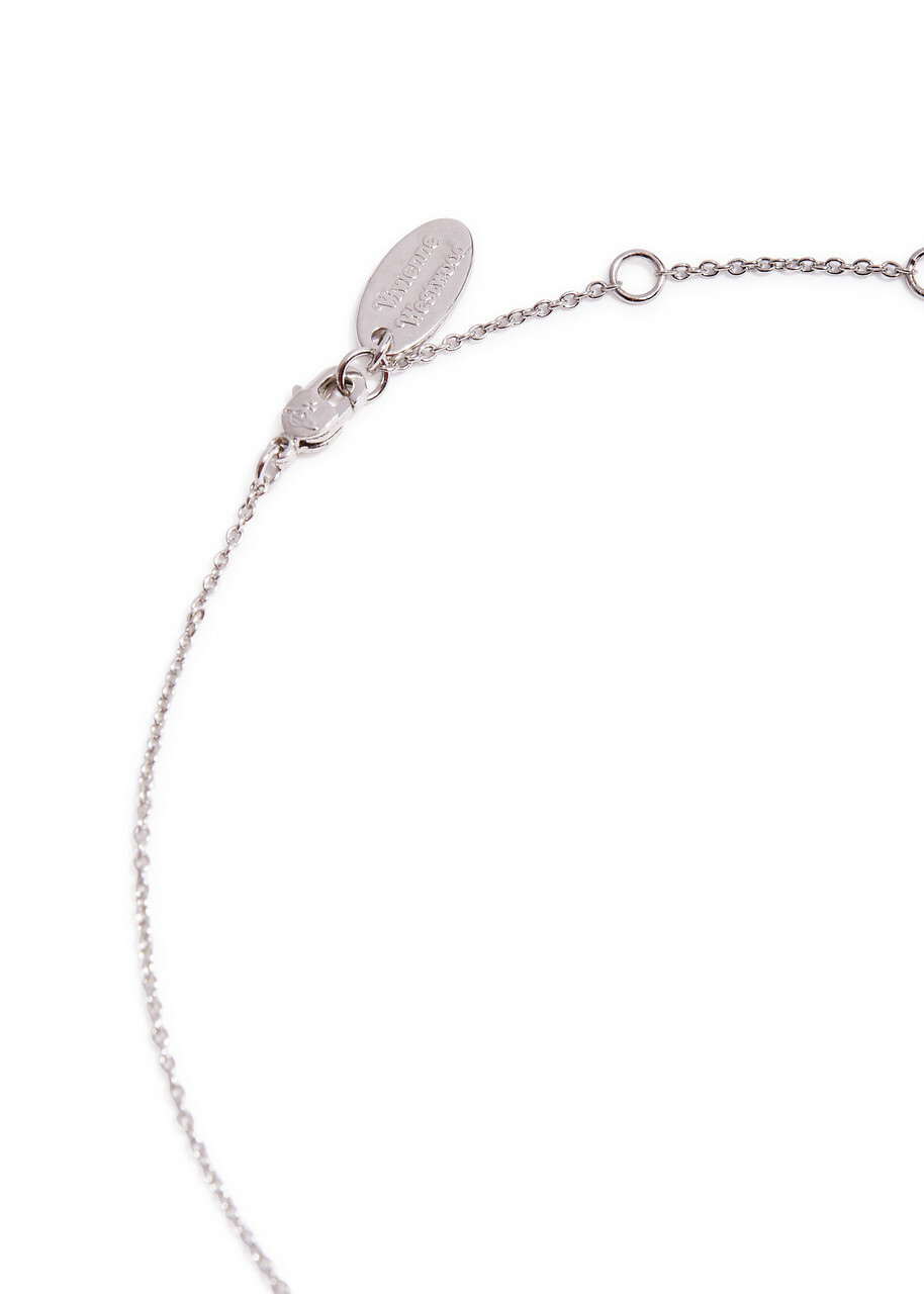 Vivienne Westwood Valentina Platinum-plated Necklace - Silver - One Size