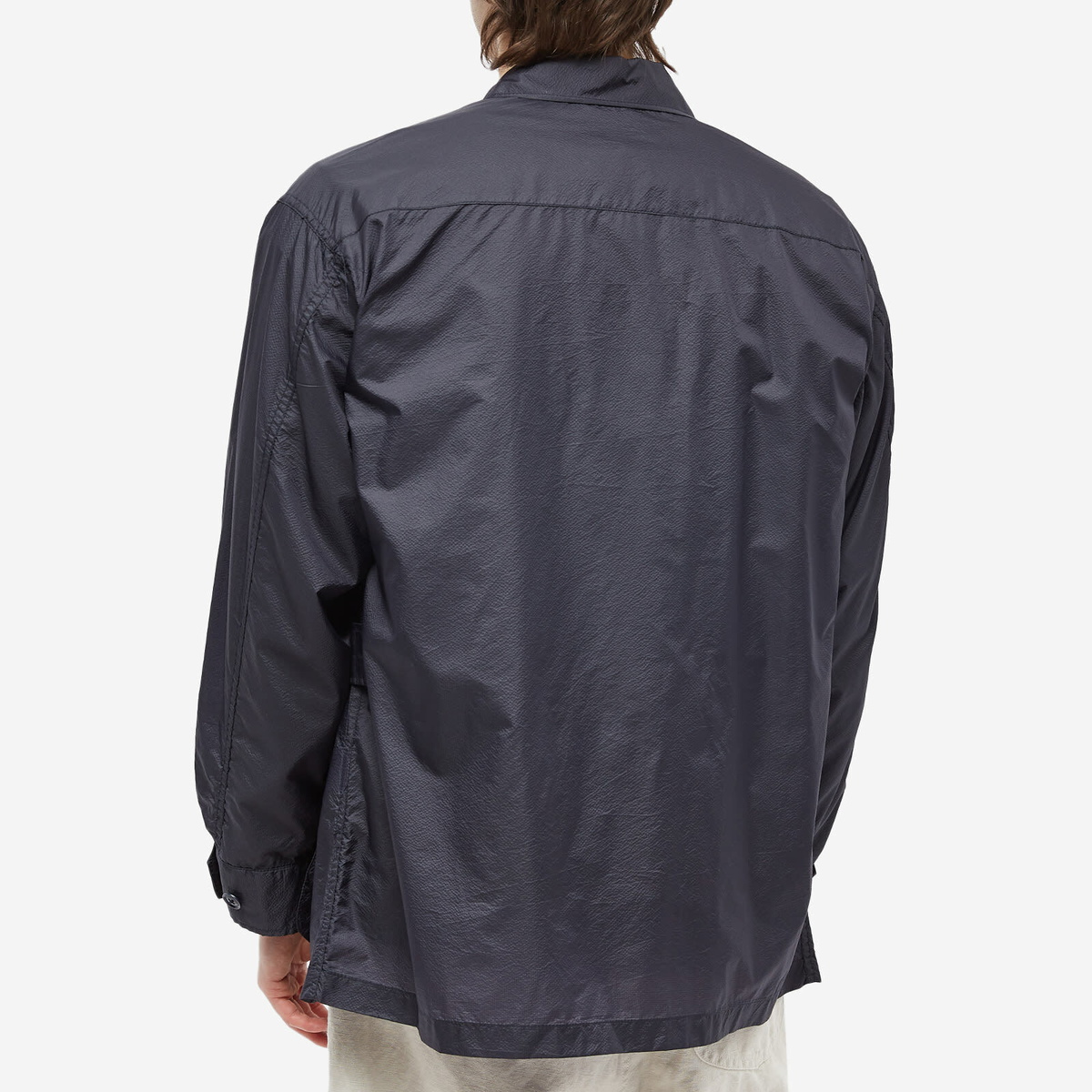 Engineered Garments Men's Jungle Fatigue Jacket in Dark Navy Nylon
