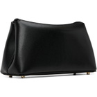 TOTEME Black Mini T-Lock Leather Clutch