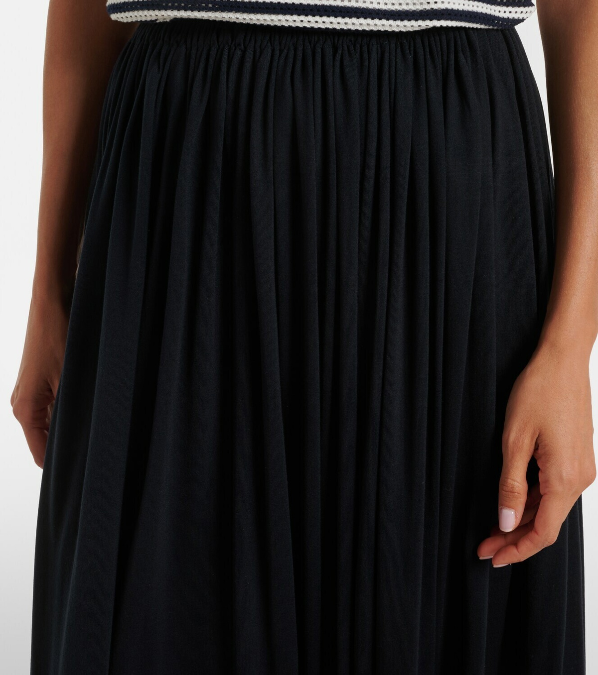 Max Mara Jersey maxi skirt