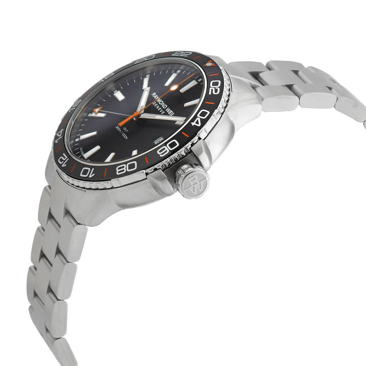 Raymond Weil Tango Quartz Black Dial Mens Watch 8280 -ST2-20001