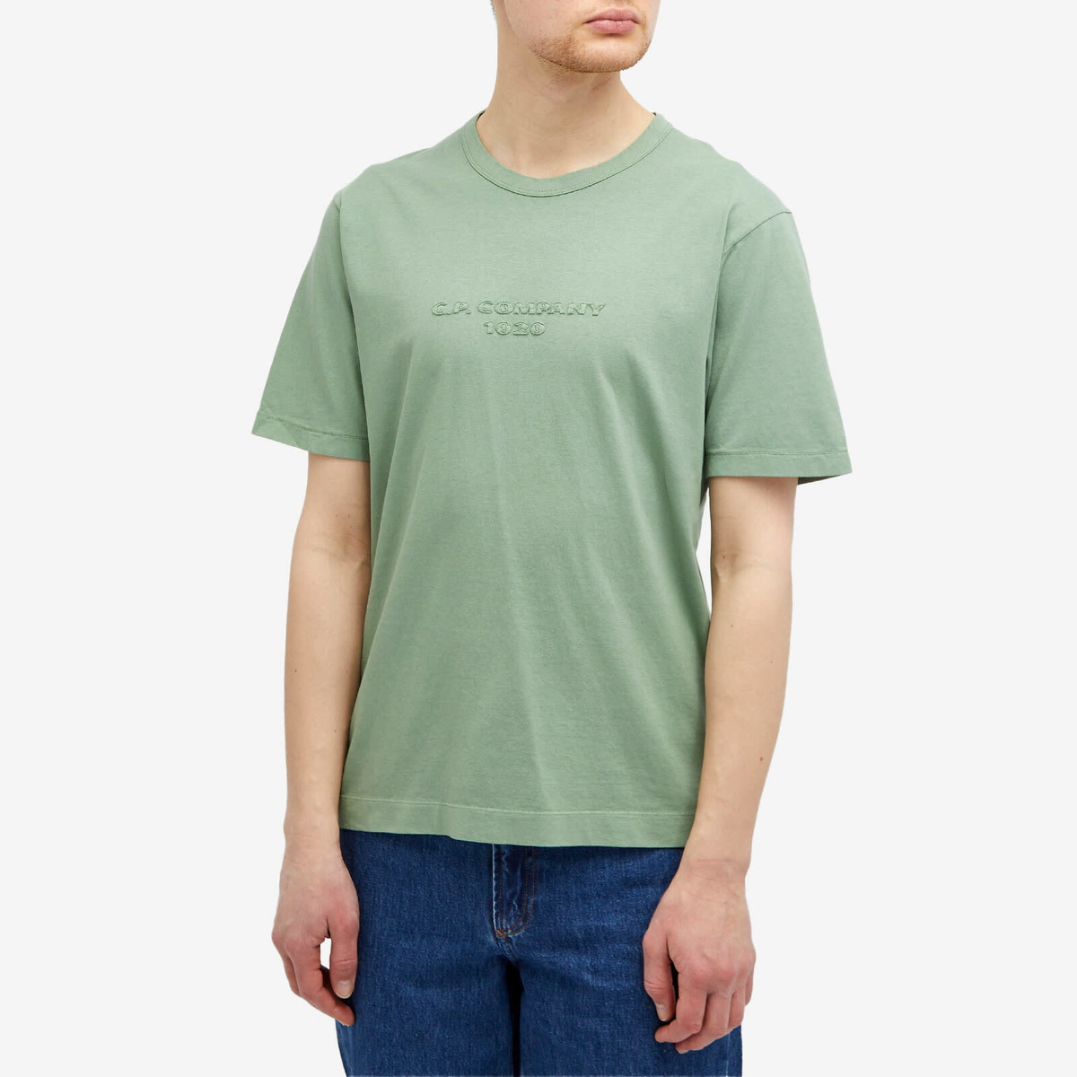 C.P. Company Men's Logo T-Shirt in Green Bay C.P. Company