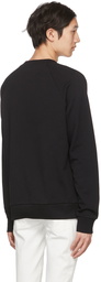 Balmain Black Cotton Sweatshirt