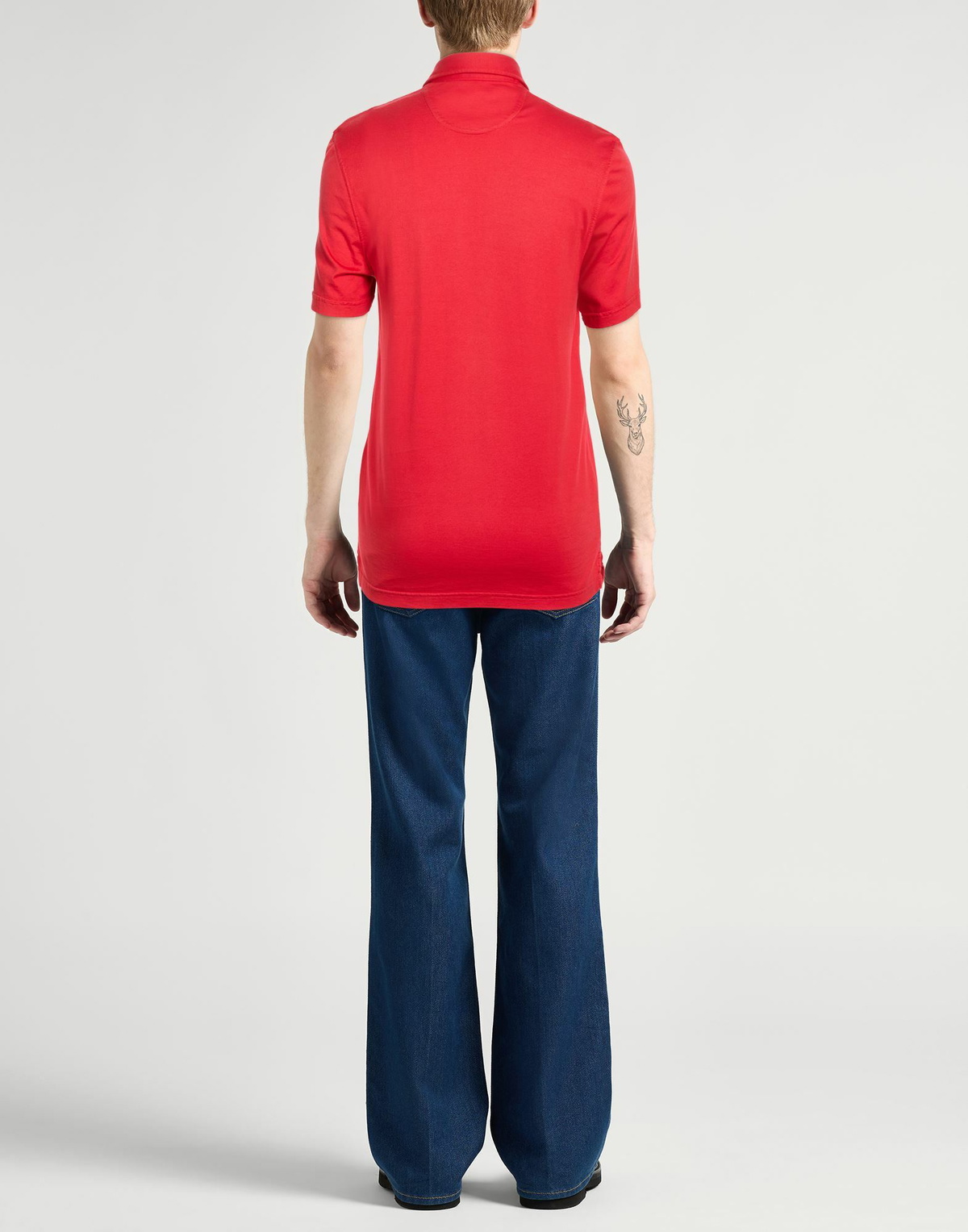 Fedeli Mens Polo shirt Brick