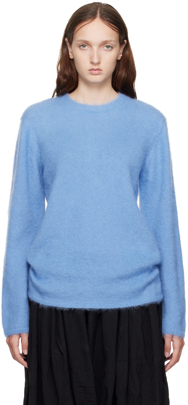 Photo: Comme des Garçons Homme Plus Blue Crewneck Sweater