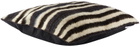 Luna Del Pinal Off-White & Black Momostenango Floor Cushion Cover