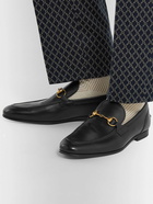 GUCCI - Jordaan Horsebit Leather Loafers - Black