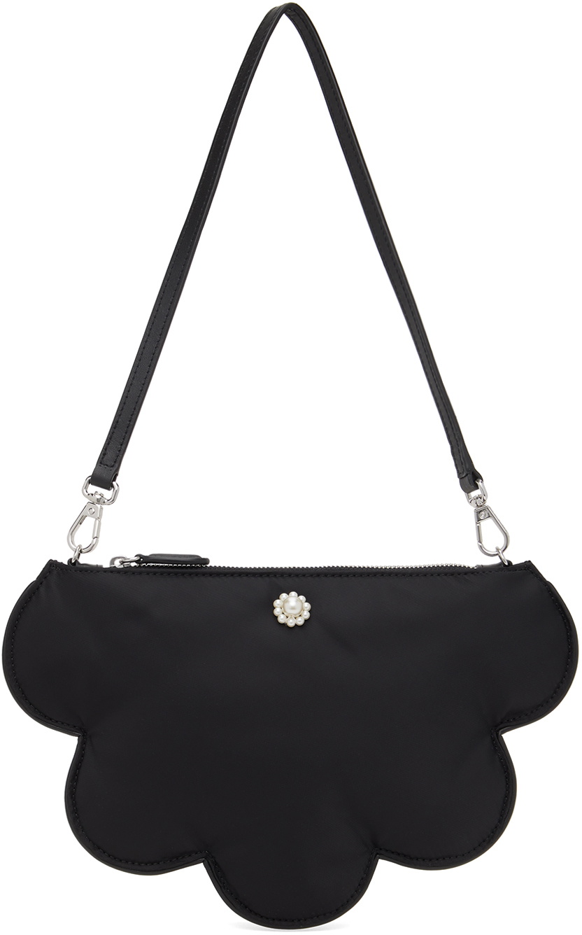 Simone Rocha Black Daisy Shoulder Bag Simone Rocha