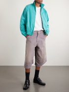 Willy Chavarria - Stocknot Double Knee Cotton Shorts - Gray