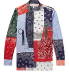 Loewe - Patchwork Printed Cotton-Poplin Shirt - Multi