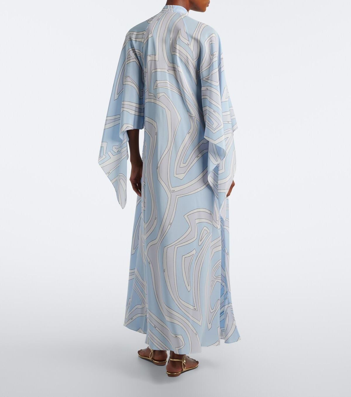Pucci Labirinto silk crêpe de chine kaftan