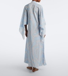 Pucci Labirinto silk crêpe de chine kaftan