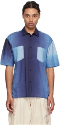 YMC Blue Mitchum Shirt