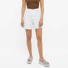 Agolde Women's Parker Long Short in Panacotta