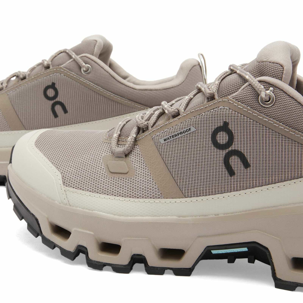 ON Men's Cloudrock Low WP in Cinder/Fog