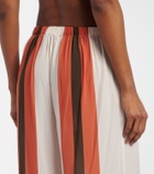Adriana Degreas Striped wide-leg pants