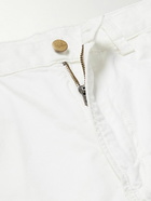 Polo Ralph Lauren - Straight-Leg Distressed Garment-Dyed Denim Shorts - White