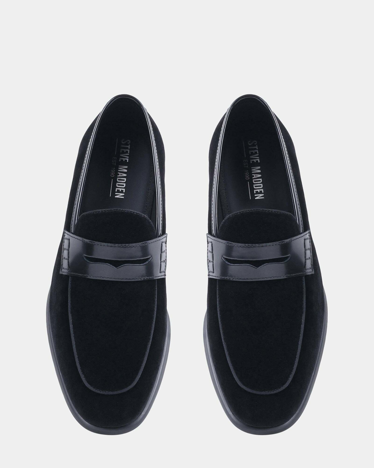 Steve Madden Hineman Dress Shoes in Black Velvet