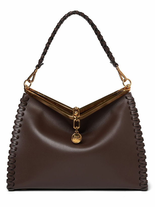 Photo: ETRO - Large Vela Braided Leather Bag