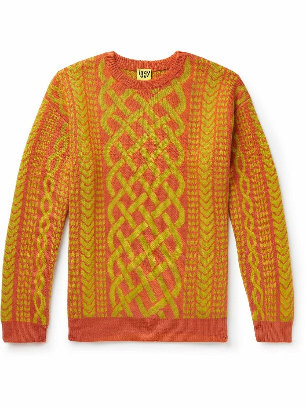 Photo: iggy - Jacquard-Knit Sweater - Orange