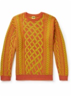 iggy - Jacquard-Knit Sweater - Orange