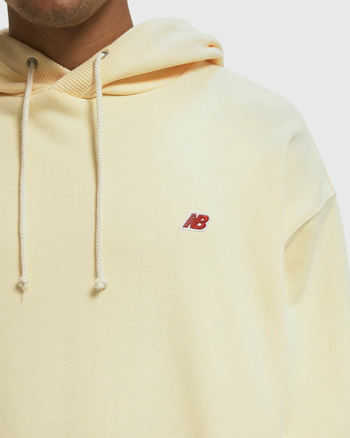New Balance Made in USA Core Hoodie yellow Mens Hoody
