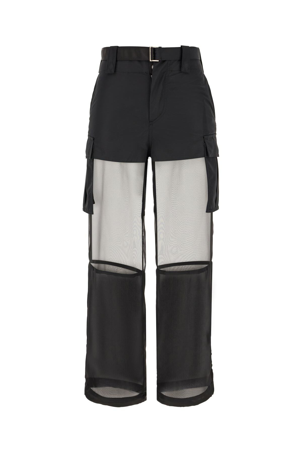 sacai Indigo Mix Denim Shorts Sacai
