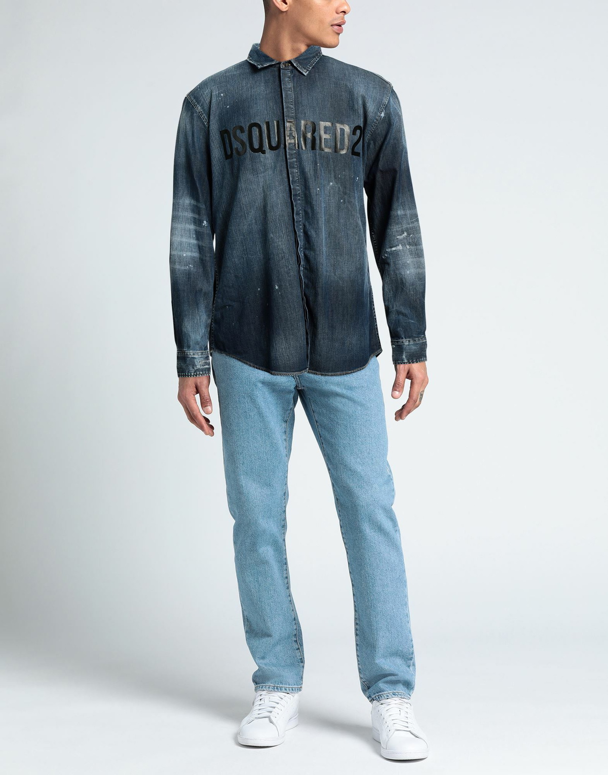 Dsquared2 Mens Denim shirt in Blue