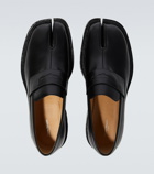 Maison Margiela Tabi polished leather loafers