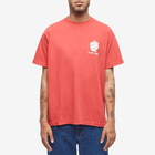 Sporty & Rich Men's Apple T-Shirt in Red/White