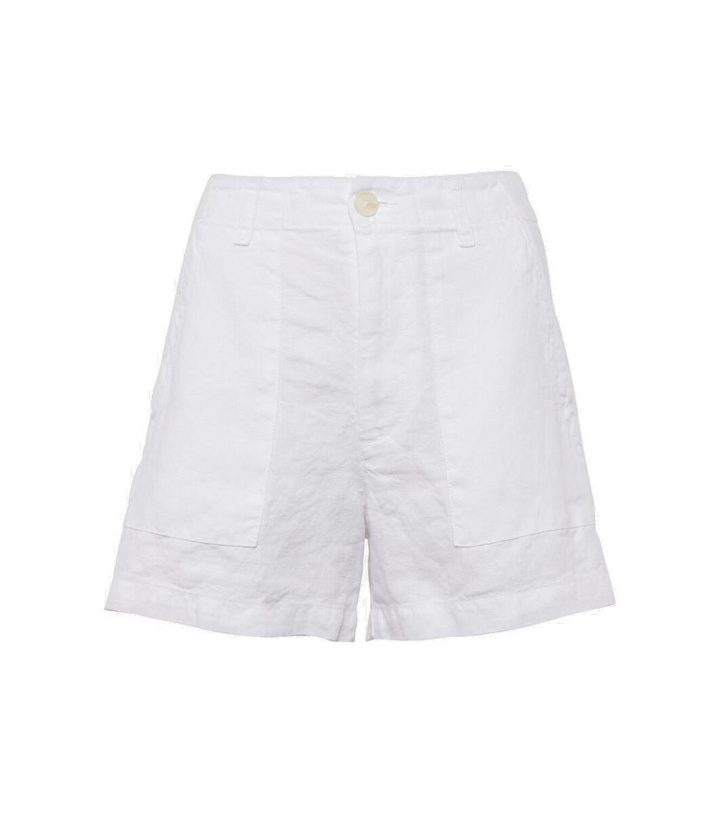 Photo: Velvet Fallon linen shorts