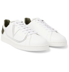 Valentino - Valentino Garavani Backnet Perforated Leather Sneakers - White