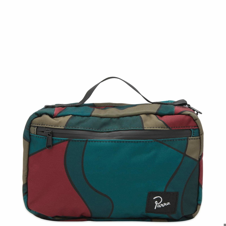 Photo: By Parra Men's Trees In Wind Toiletry Bag in Stone Grey
