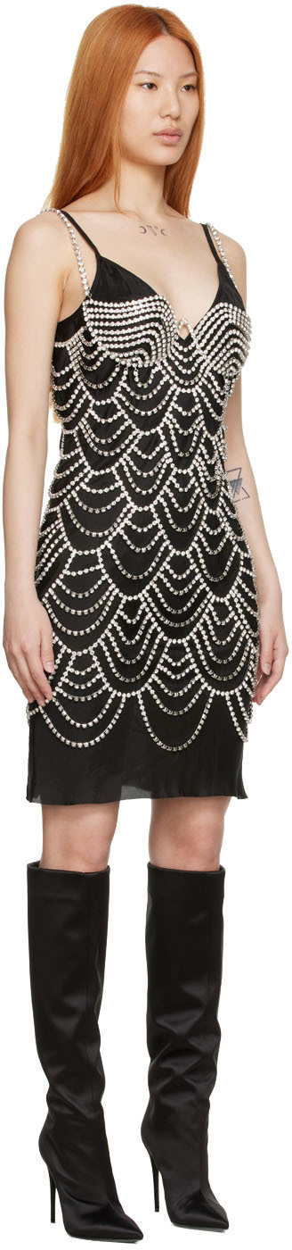 area silver dress Fringed metallic-effect jersey gown in silver - Area