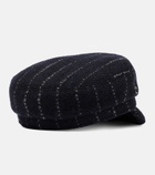 Isabel Marant - Evie virgin wool baker boy hat
